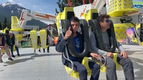 Des jeunes en situation de handicap ont pu profiter du Luna Park de Briançon, le 27 mai 2024. 