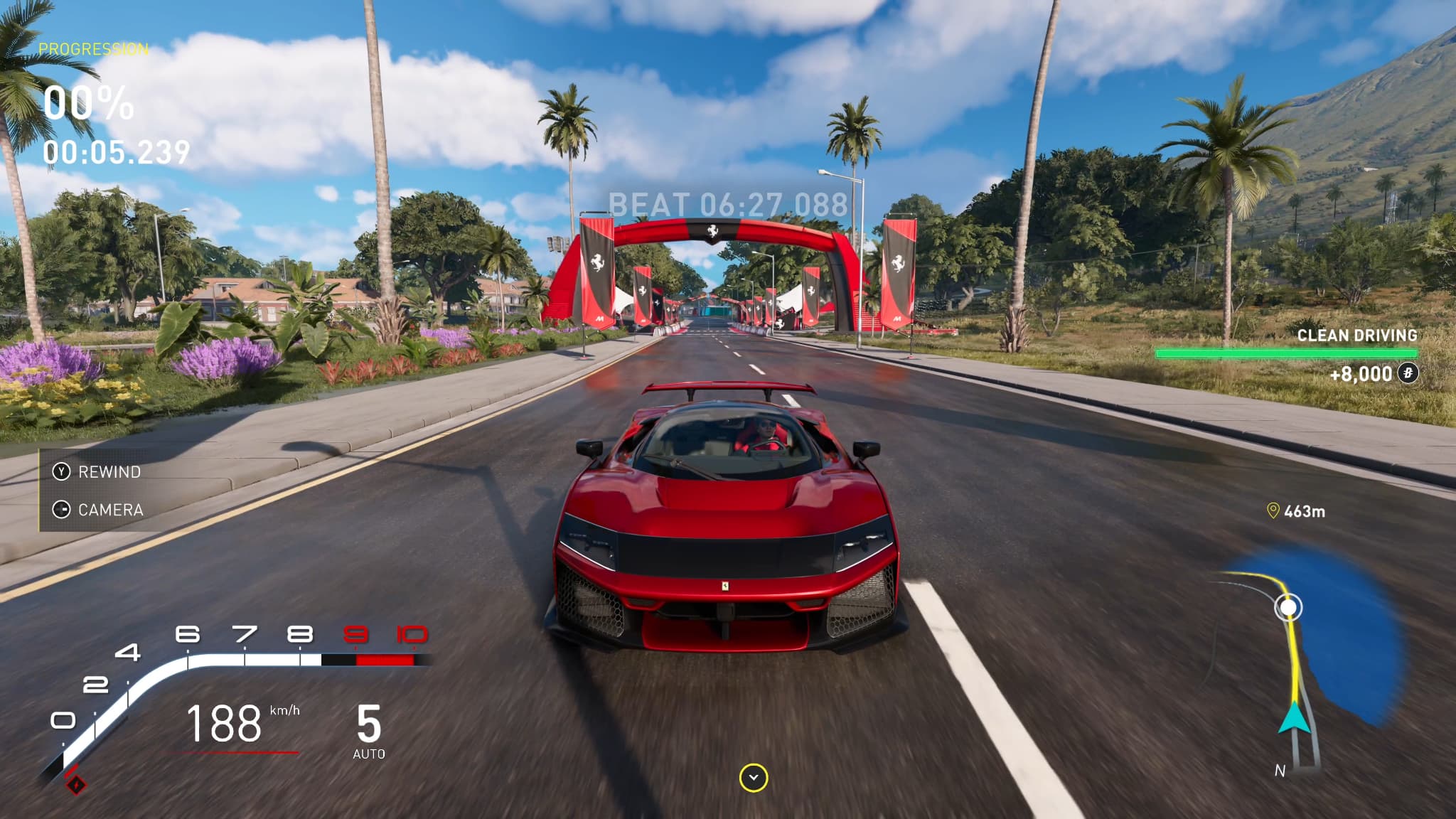 La supercar Ferrari F80 dans le jeu "The Crew Motorfest" La supercar Ferrari F80 dans le jeu "The Crew Motorfest"
