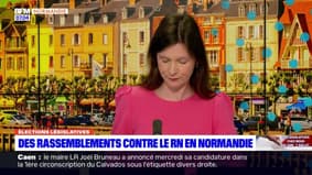 Élections législatives: des rassemblements contre le RN en Normandie