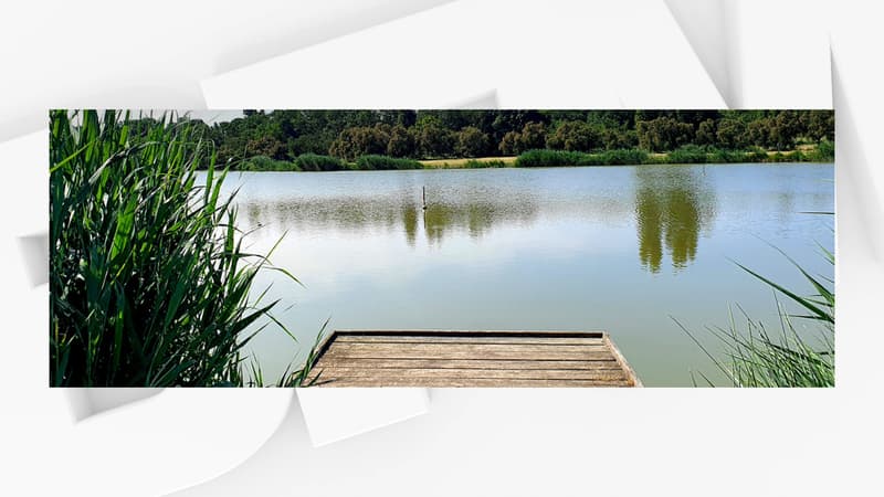 Le lac de Port-des-Barques, en Charente-Maritime.
