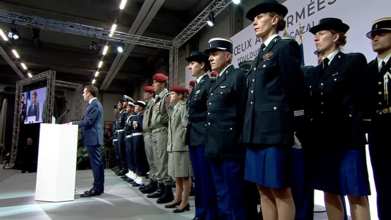 Emmanuel Macron à Toulouse ce jeudi.