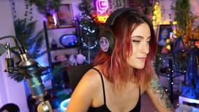 La streameuse Maghla, sur la plateforme Twitch