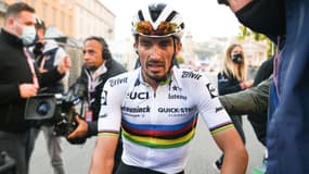 Julian Alaphilippe après le Tour de Lombardie 2021