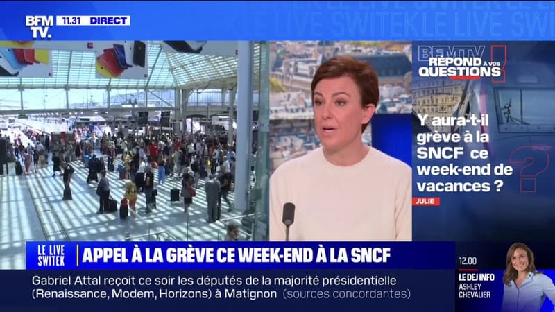 Y aura-t-il grève à la SNCF ce week-end de vacances ? BFMTV répond à vos questions