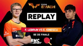 Replay : Félix Lebrun affronte Ionescu tombeur de son frère (WTT China Smash)