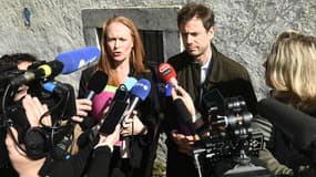 Les co-rapporteurs de la commission d'enquête parlementaire sur les violences et agressions sexuelles en milieu scolaire Paul Vannier et Violette Spillebout, ce mardi 18 mars.