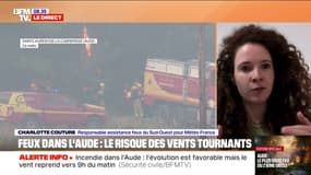 "Un vent qui va de la Méditerranée vers l'ouest (...) et va favoriser le déplacement du feu": Charlotte Couture (Météo France) explique le phénomène du vent d’autan 