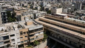 Photographie d'immeubles à Tel-Aviv en Israël le 19 juin 2025 (image d'illustration) 