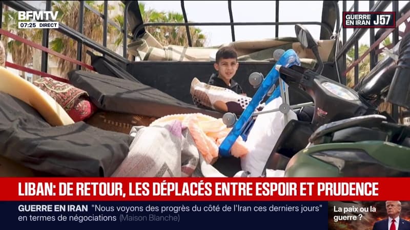 Cessez-le-feu: au Liban, le retour des déplacés, entre espoir et prudence