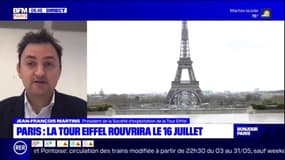 Jean-François Martins, président de la Société d’Exploitation de la Tour Eiffel explique pourquoi la dame de fer ne rouvre qu'à partir du 16 juillet