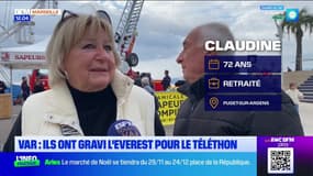 Var: les sapeurs-pompiers gravissent l'équivalent de l'Everest pour le Téléthon