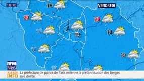 Météo Paris-Ile de France du mercredi 28 juin 2017: Des averses ce jeudi 