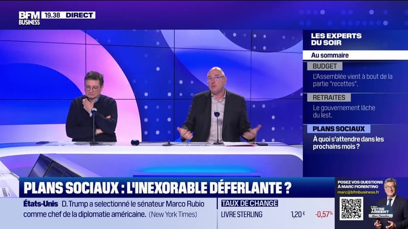 Plans sociaux : l'inexorable déferlante ? - 12/11