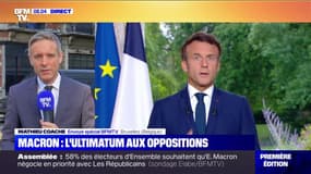 Emmanuel Macron laisse 48h aux autres partis pour se positionner sur une éventuelle coalition 