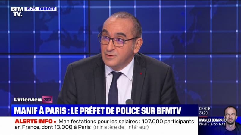 Laurent Nunez Il y a eu tres peu de debordements dans la manifestation parisienne 1503668