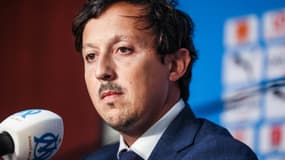 Pablo Longoria, président de l'OM, le 31 août 2023