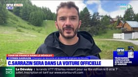Tour de France: Cyprien Sarrazin sera dans la voiture officielle au Dévoluy