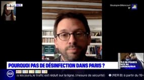 Désinfection des rues à Paris: "Nous sommes préparés à intervenir mais nous n'avons pas l'expertise sanitaire pour savoir si c'est utile ou pas", assure Paul Simondon