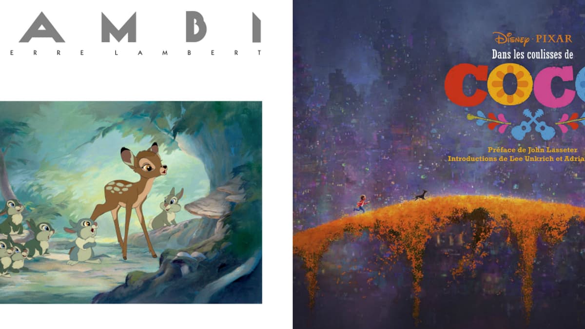 Couvertures des livres consacrés à Bambi et à Coco Couvertures des livres consacrés à Bambi et à Coco
