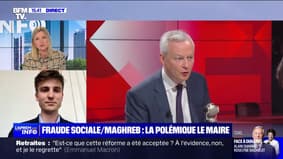 About Bruno Le Maire: "It is not by waving a small rag that they will be able to turn the page on pension reform" according to Léon Deffontaines (Young Communists)