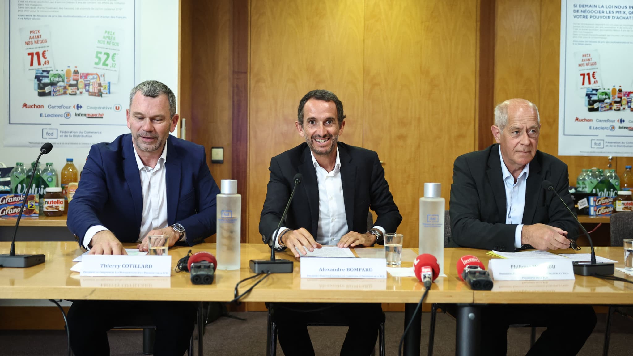 Ce panier vaut 52 euros, il en coûterait 71 sans les négociations: Leclerc, Carrefour, Intermarché et les autres ont peur que le Parlement les empêche de faire baisser les prix