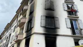 Un incendie s'est déclaré dans un immeuble à Strasbourg le 3 septembre 2022.