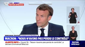 Emmanuel Macron: "Nos urgences, nos services hospitaliers sont dans une situation plus préoccupante" qu'en mars
