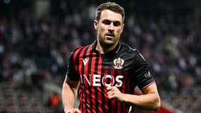 Aaron Ramsey avec Nice, 20 avril 2023