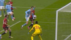 Le raté d'Erling Haaland lors de Manchester City-Manchester United en Premier League