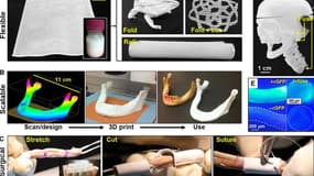 Des chercheurs américains ont fabriqué un os synthétique grâce à l'impression 3D.