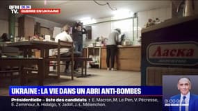 Guerre en Ukraine: le quotidien de civils qui se terrent dans un abri anti-bombes à Kiev