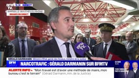 "Mon bureau, c'est le terrain": Gérald Darmanin était à Marseille ce jeudi pour rencontrer les acteurs du monde judicaire