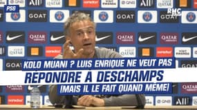 PSG : Luis Enrique ne veut pas répondre à Deschamps sur Kolo Muani (mais il le fait quand même)