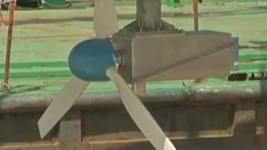 L'hydrolienne H3 est la première hydrolienne flottante mise à l'eau en France.