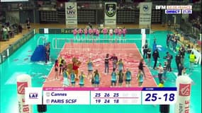 Volley féminin: le Paris Saint-Cloud battu par Cannes en Ligue A