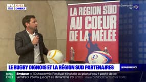 Le rugby dignois et la région Sud partenaires