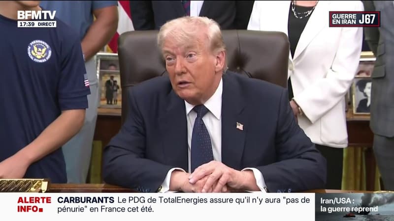 Iran: "Tous leurs bâtiments ont été coulés", affirme Donald Trump