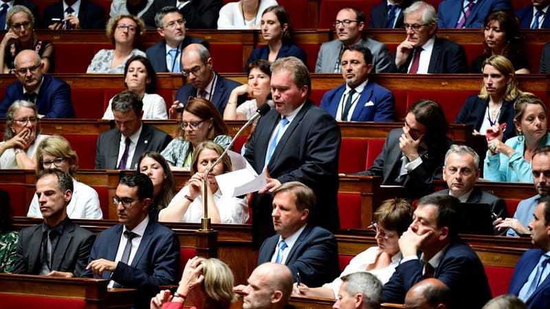 Des députés La République en marche à l'Assemblée nationale. 