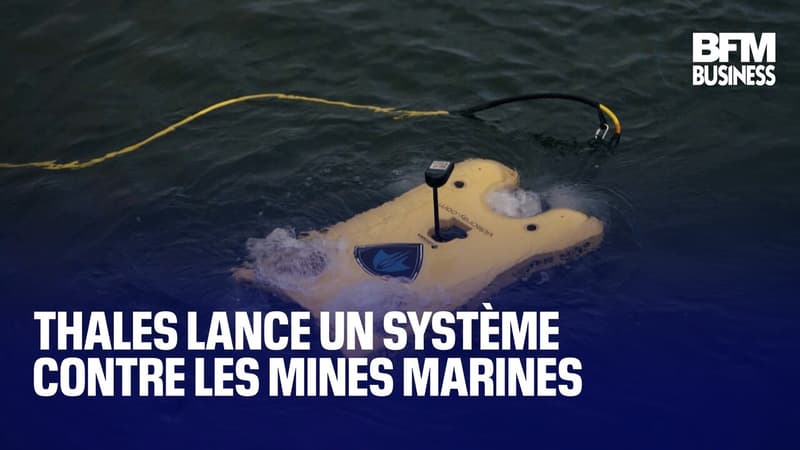 Thales lance un système contre les mines marines