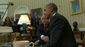 Barack Obama a rencontré Donald Trump à la Maison Blanche ce jeudi pour préparer la passation de pouvoir. 