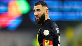 L'attaquant d'Al-Ittihad Karim Benzema 