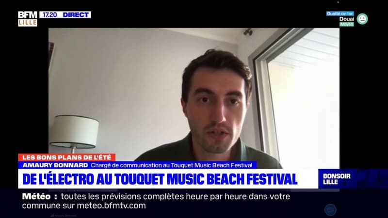 Touquet Music Beach Festival: "90% des billets" déjà vendus, indique Amaury Bonnard, chargé de communication de l'évènement