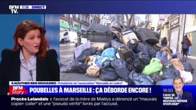 Poubelles à Marseille: pour Kaouther Ben Mohamed (Marseille en colère), "la situation est intenable"