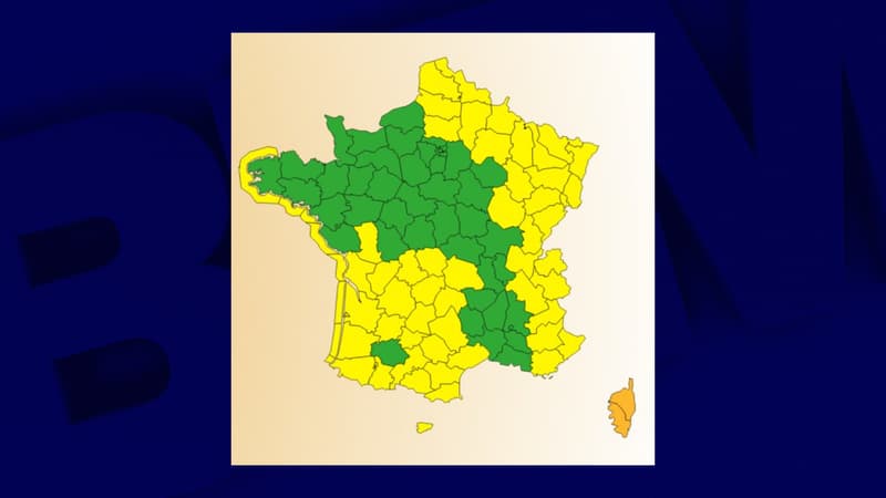 Météo: la Corse toujours en vigilance orange vent violent ce samedi