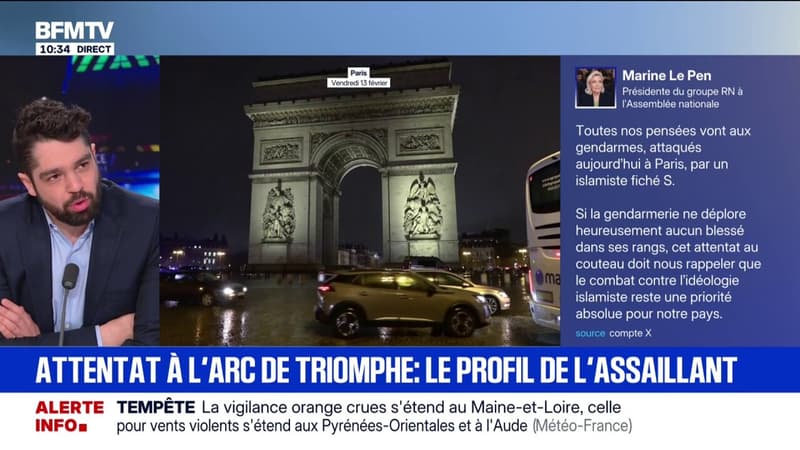 Le mystérieux appel passé au commissariat d'Aulnay-sous-Bois, peu de temps avant l'agression au couteau d'un gendarme à l'Arc de Triomphe