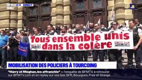 Tourcoing: des policiers "en colère" veulent que Christophe Castaner "reconnaisse la dureté du métier de policier"