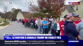 En Caroline du Nord, des centaines de personnes attendent pour assister au rassemblement de Donald Trump