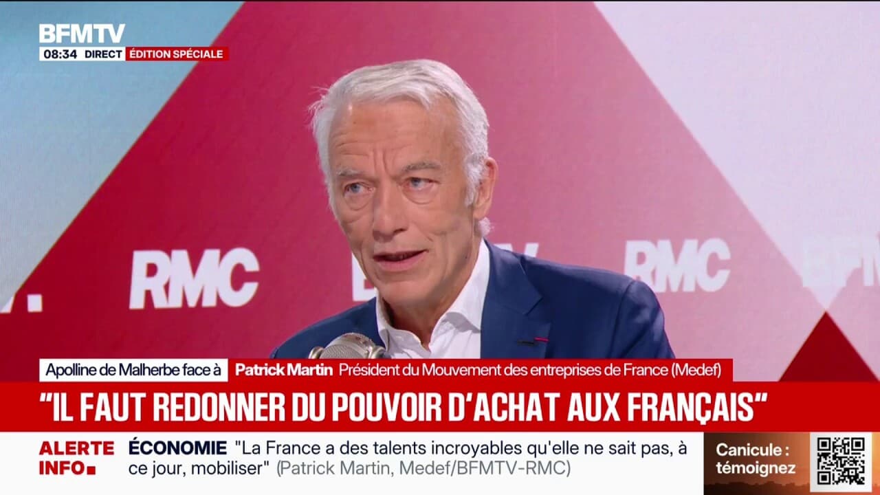 Küresel Isınma: Medef Başkanı Patrick Martin, 'Her Durumda İş Kayıpları ve Yeni İşler Olacak' Diyor