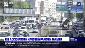 Sécurité routière: les accidents en hausse à Paris en janvier