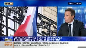 Attentats de Paris: "Avec ce drapeau, François Hollande veut donner un éclat à cet hommage", Thierry Arnaud